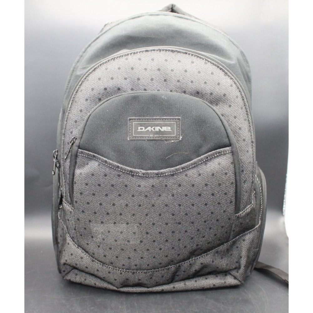 Dakine Black Laptop Backpack Padded Sleeve Multi Pocket Excellent Condition
